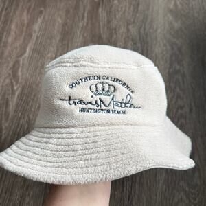 Travis Mathew Crew Call Bucket Hat Sherpa Embroidered Logo